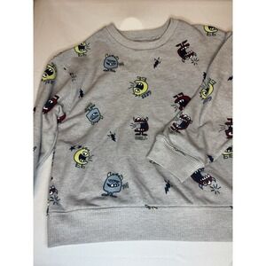 Boys 365 Kids from Garanimals Cartoon Monster Design Long-sleeved shirt size 7
